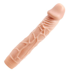  Close-up of the Vibrador Barbara Bob showing the textured surface for added stimulation