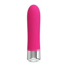  High-quality silicone rabbit vibrator with 12 vibration modes and rotating beads