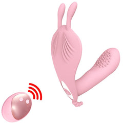 Jenny Rabbit Wearable Vibrator in pink, designed for hands-free pleasure