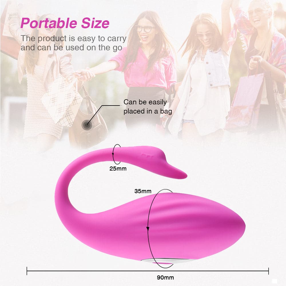 Introducing the Lesparty Swan Vibrator, a sleek and innovative pleasure device for women, designed with a swan-inspired shape for ultimate satisfaction and comfort
