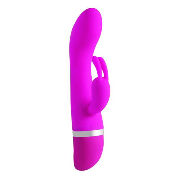  Dual-stimulation sex toy with 7 vibrating functions and sleek design