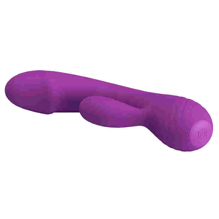 Woman using PRETTY LOVE DOREEN 12 FUNCTIONS vibrator for solo pleasure and sexual wellness