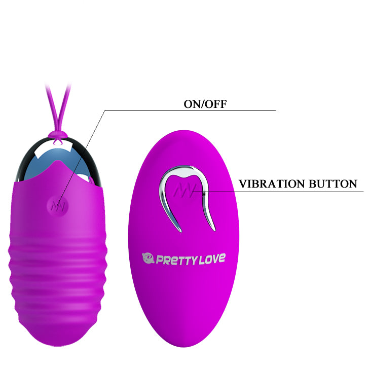 Jessica Pretty Love wireless egg vibrator, a sleek and compact product for discreet pleasure