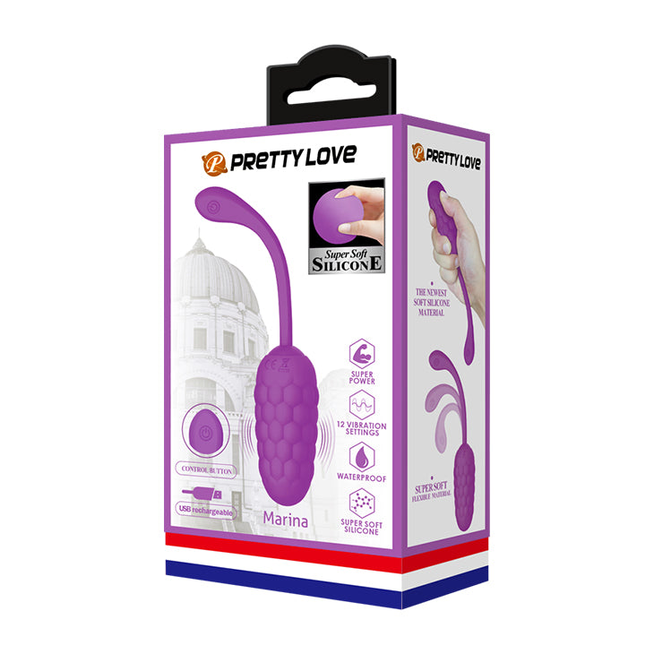 Pretty Love Marina 12 Funciones Huevo Vibrador Sex Toy for Women