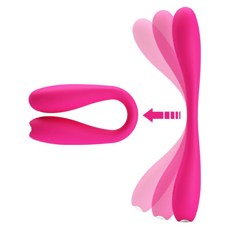 USB rechargeable Pretty Love Yedda vibrator with multiple vibration modes