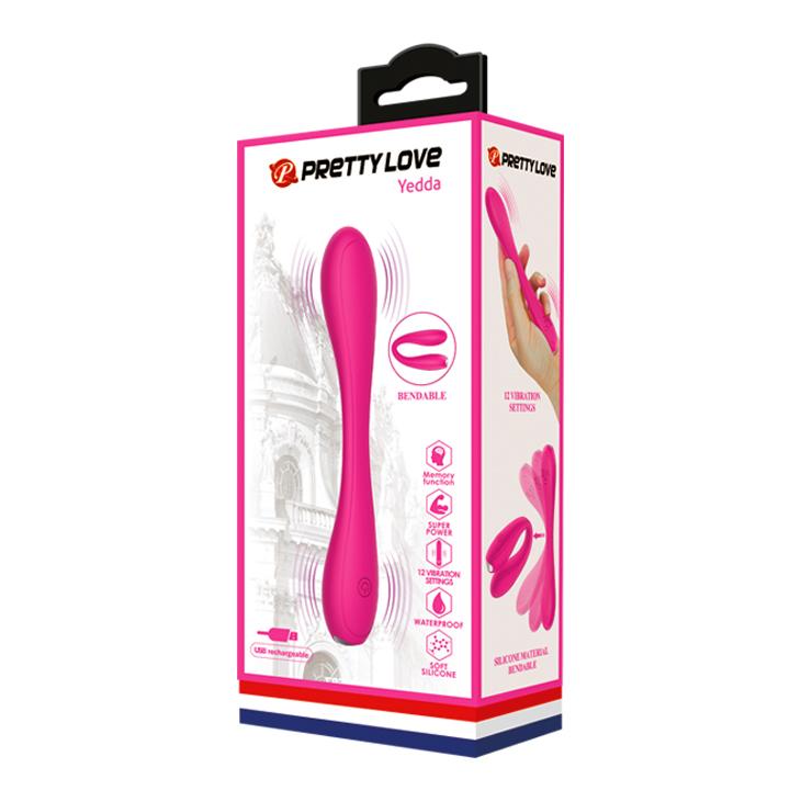 Waterproof Pretty Love Yedda vibrator for versatile use in the shower or bath