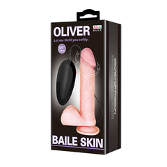 Vibrador Oliver Multivelocidades de Rotación con eje flexible y estimulador de clítoris