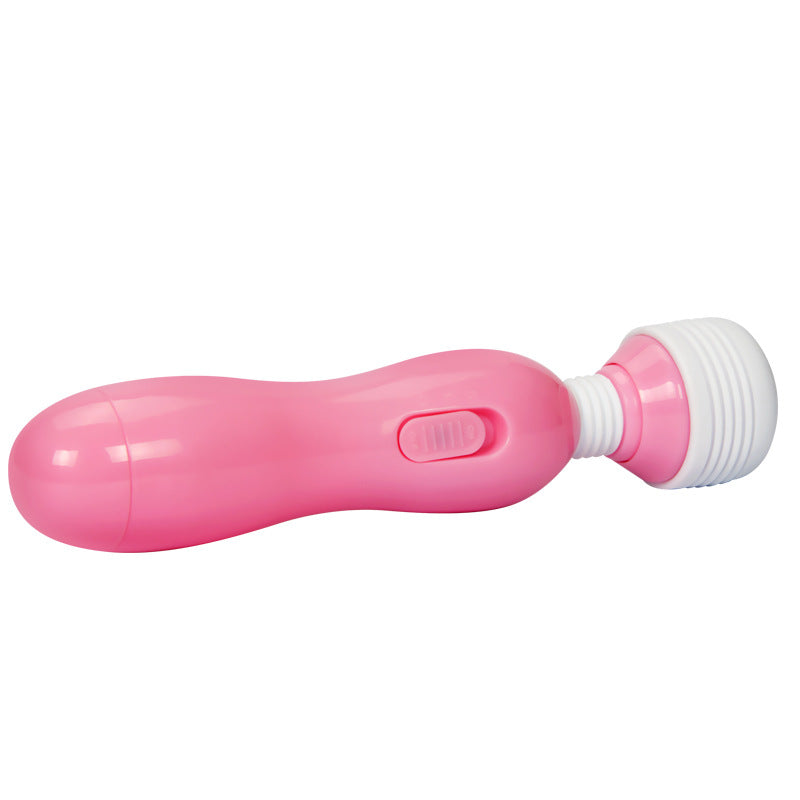 Top view of VIBRADOR WAND ARES in Black, featuring multiple vibration modes