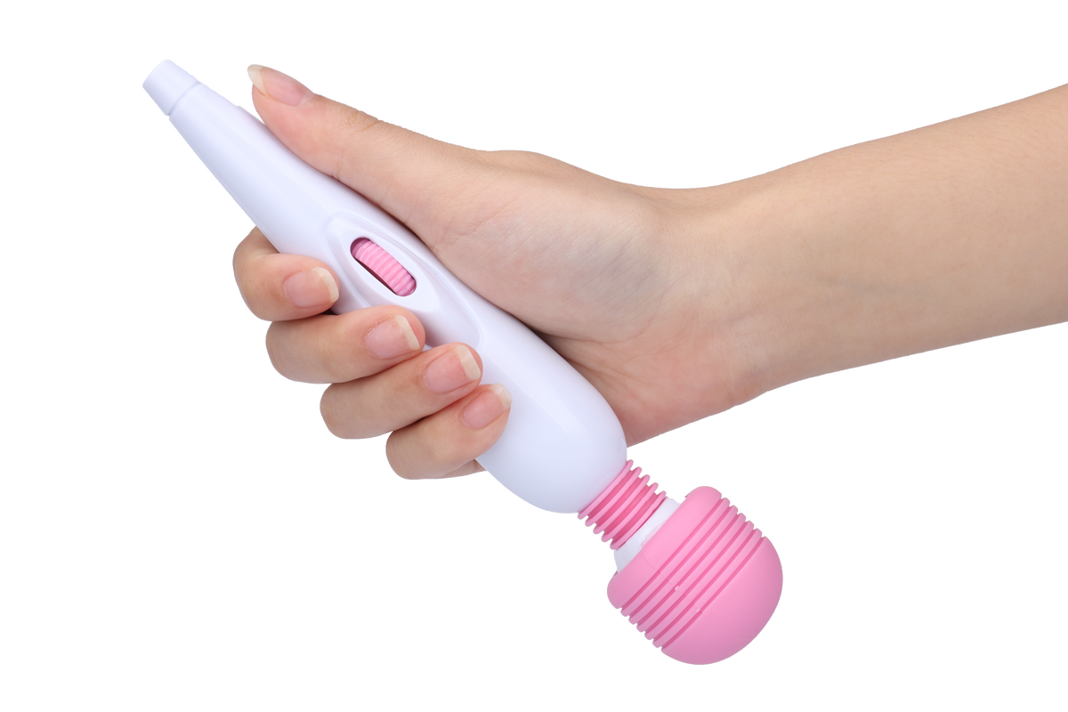 Rechargeable mini wand massager with powerful vibrations for deep tissue relief
