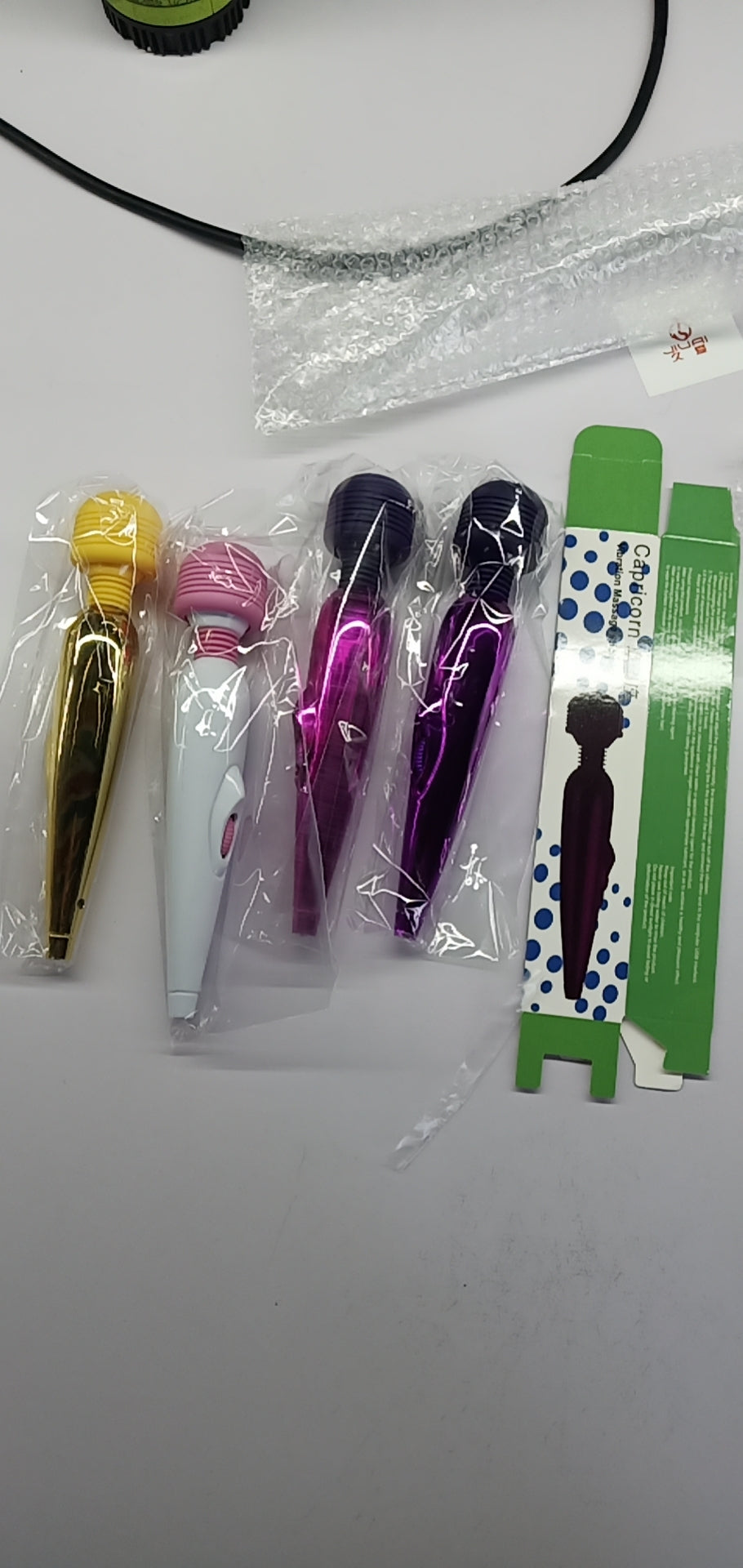 Rechargeable mini wand massager with powerful vibrations for targeted muscle relief