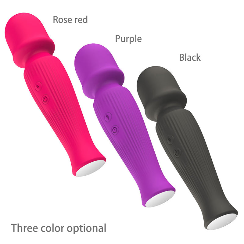 A close-up image of the MOKA WAND MASSAGER NVTOYS, a sleek and powerful handheld massager with a flexible head and easy-to-use controls for deep tissue massage and relaxation