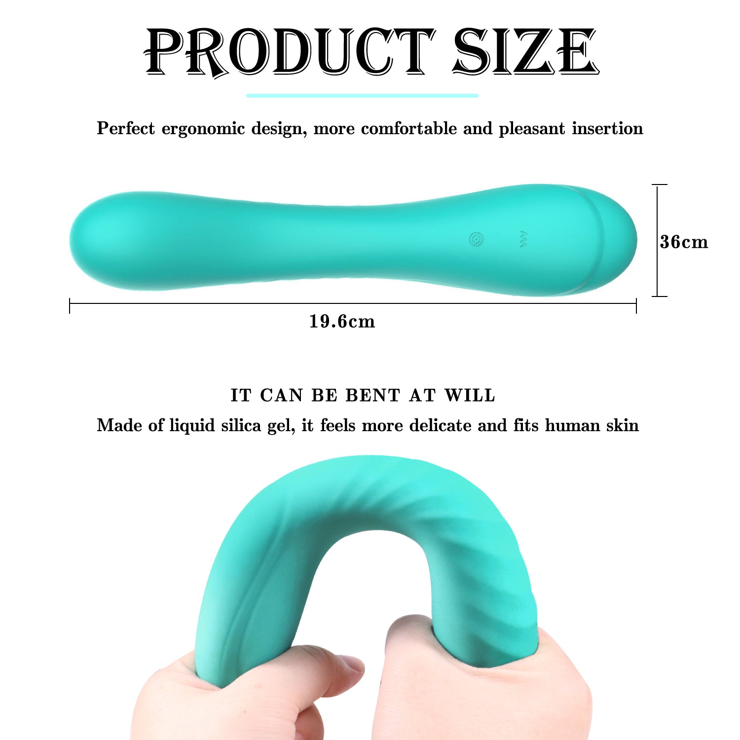 Silicone Winyi Marina Punto G sex toy with rechargeable battery