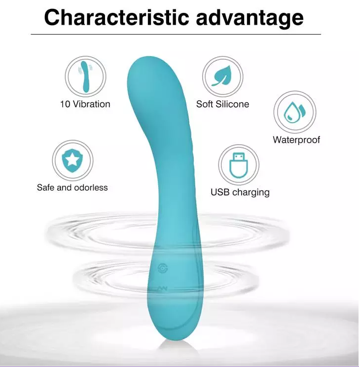 Close-up of Winyi Marina Punto G vibrator with multiple vibration settings