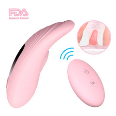 Wireless remote control vibrator for solo or partner play