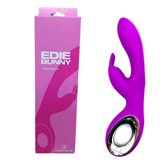 Vibrador Edie Bunny Morado - Purple rabbit vibrator with multi-speed function and clitoral stimulation