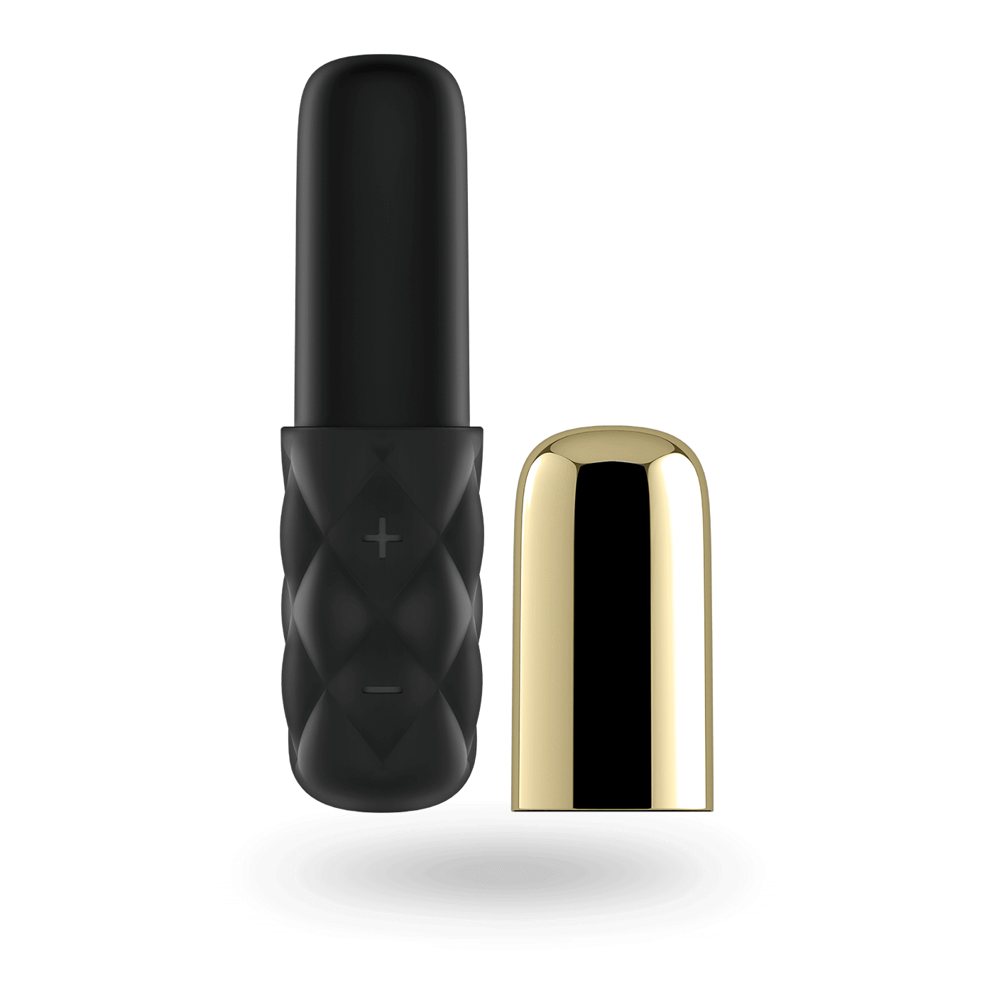 Compact and discreet Satisfyer Mini Lovely Honey clitoral vibrator in warm yellow color