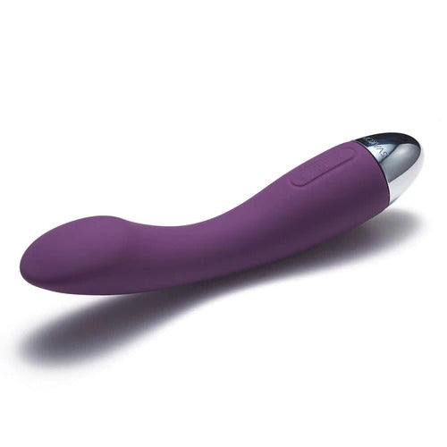  The VIBRADOR PUNTO G AMY SVAKOM, featuring a smooth and curved shape, designed to provide intense G-spot stimulation and pleasure