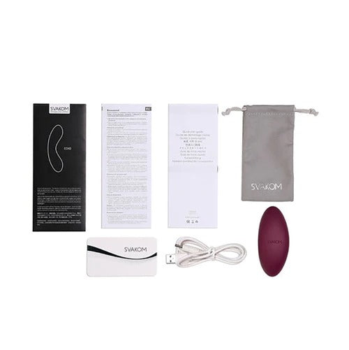 VIBRADOR ECHO SVAKOM, a sleek and powerful vibrating device for ultimate pleasure and satisfaction