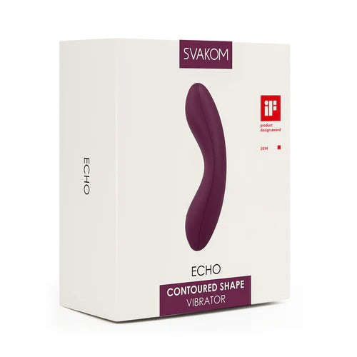 Intuitive controls on VIBRADOR ECHO SVAKOM for easy operation and customization