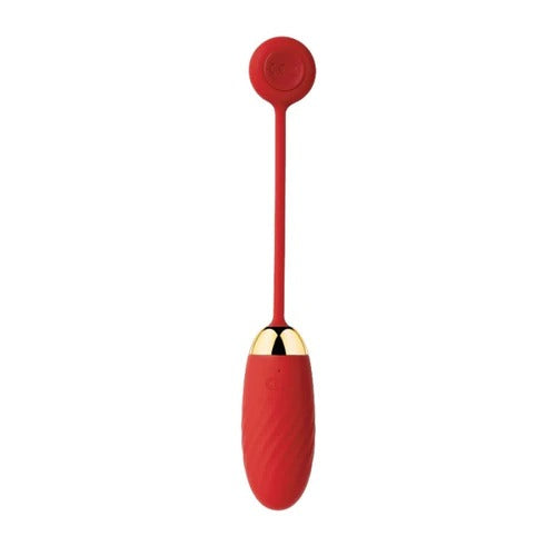 alt=Bala vibradora interactiva Ella Svakom, un dispositivo vibratorio diseñado para proporcionar estimulación personalizada y placer sensual a las mujeres