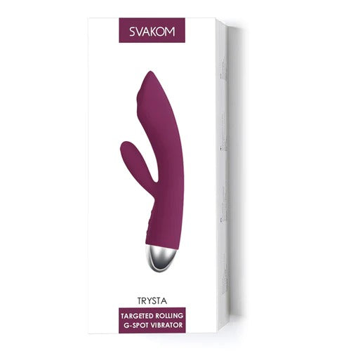  Imagen del Vibrador Trysta Punto G Svakom en color rosa elegante