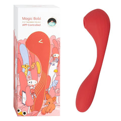 Magic Motion Bobi Red, a sleek and stylish smart vibrator for women, designed for ultimate pleasure and satisfaction