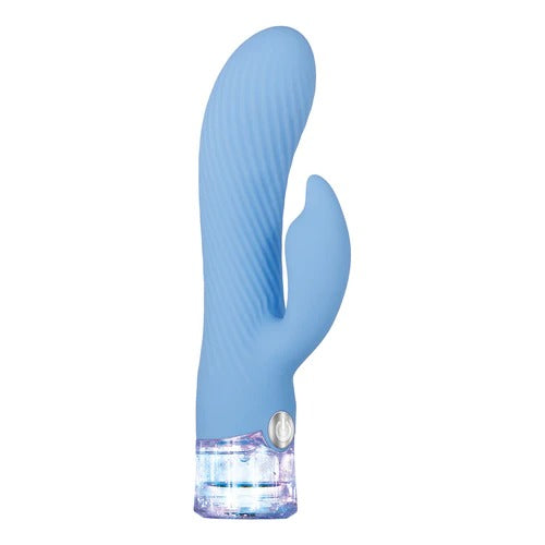High-quality image of Vib Glitteriffic Evolved Brillo Fantastico in vibrant turquoise color with holographic glitter