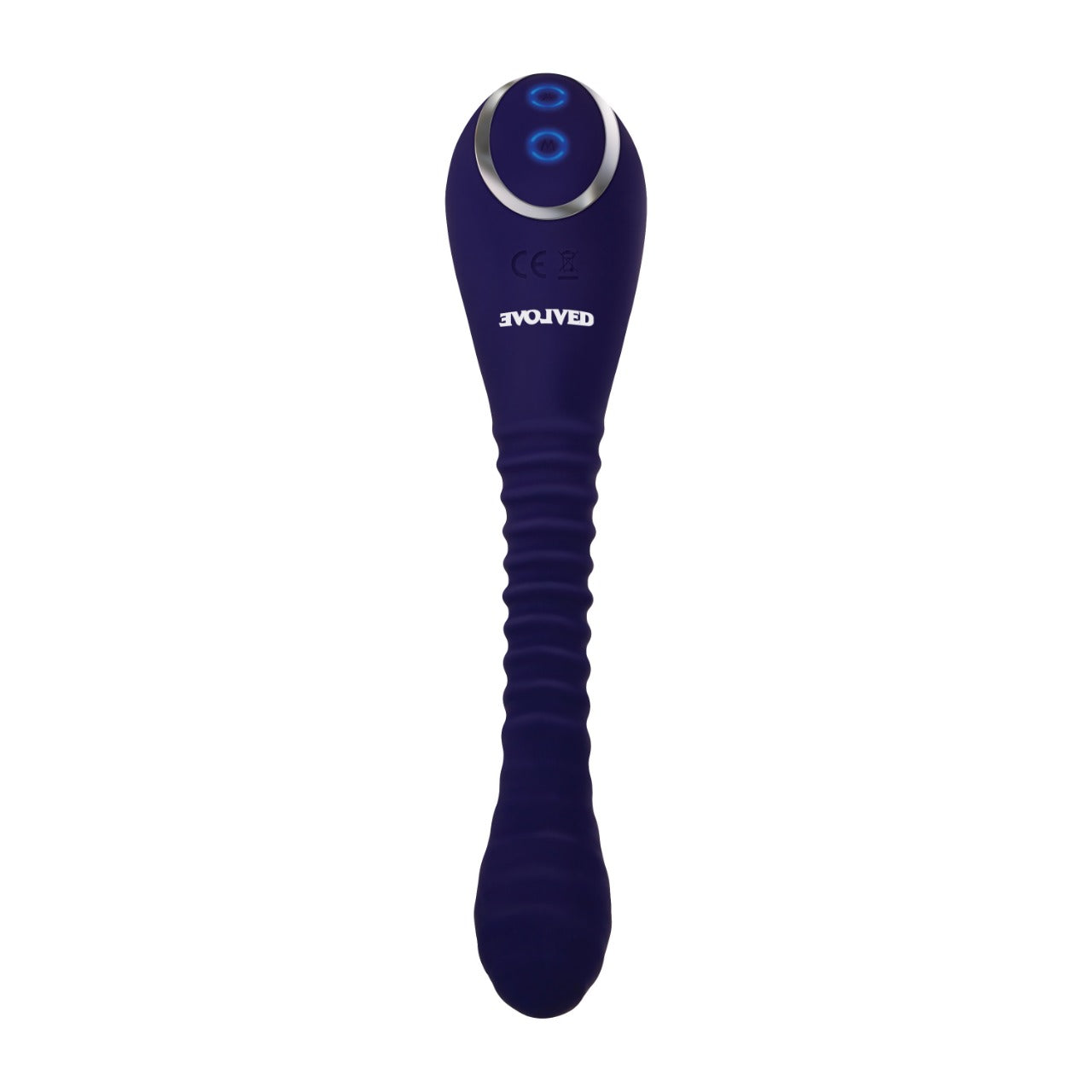 Powerful and customizable vibrator with suction cup for hands-free play