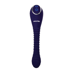 Powerful and customizable vibrator with suction cup for hands-free play