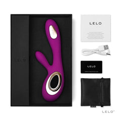  Elevate your intimate experiences with the Vibrador Rabbit Soraya Wave Lelo, a high-end, rechargeable vibrator that offers dual stimulation, ergonomic design, and whisper-quiet operation