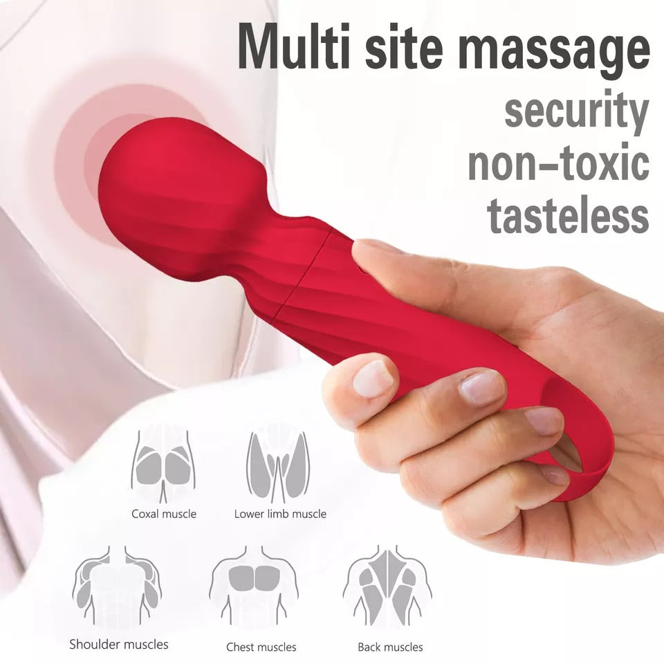 Versatile mini massager with multiple intensity levels for personalized relief