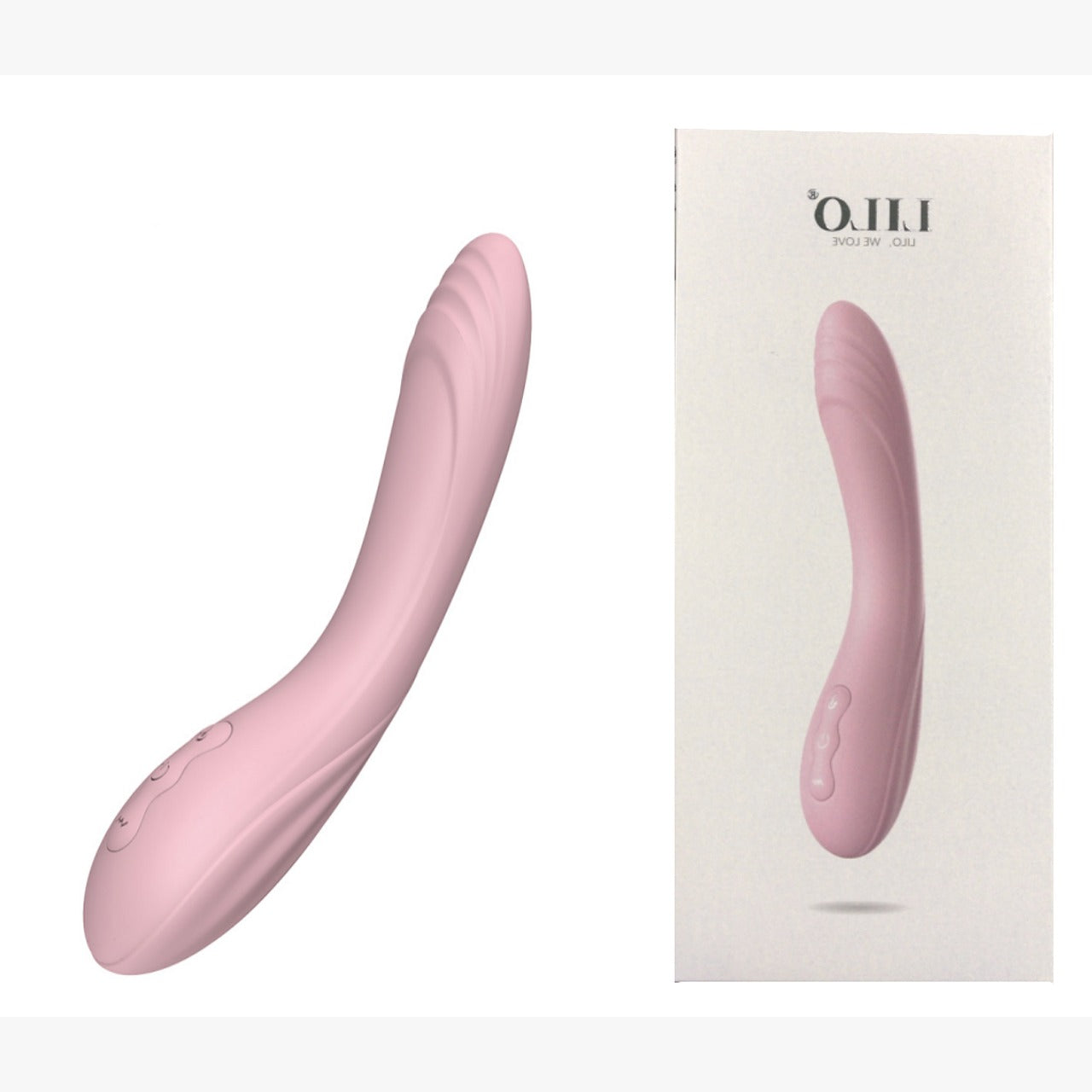 Woman using Warm Boy Vibrador Punto G Lilo for solo pleasure and intimate moments