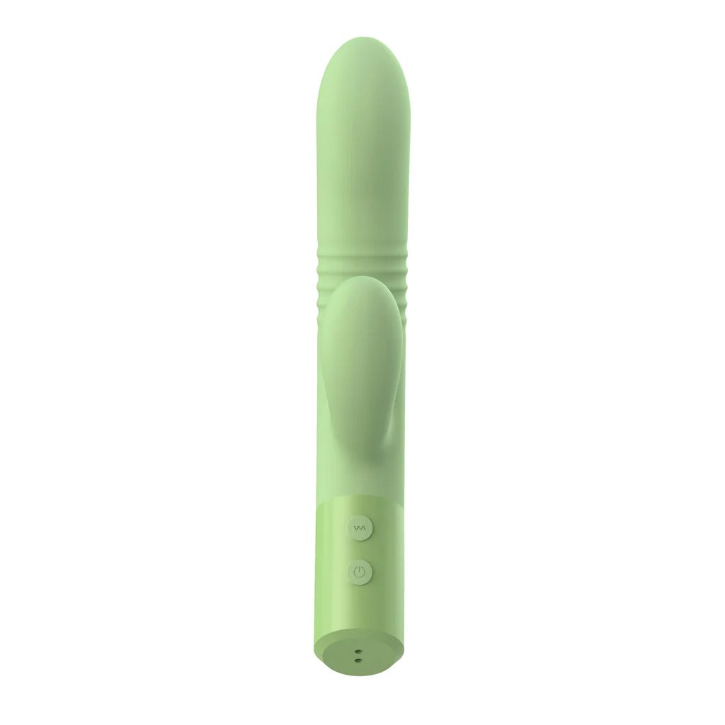  Powerful and luxurious dual-action vibrator with elegant design 