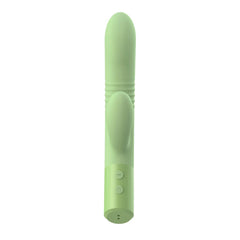  Powerful and luxurious dual-action vibrator with elegant design 