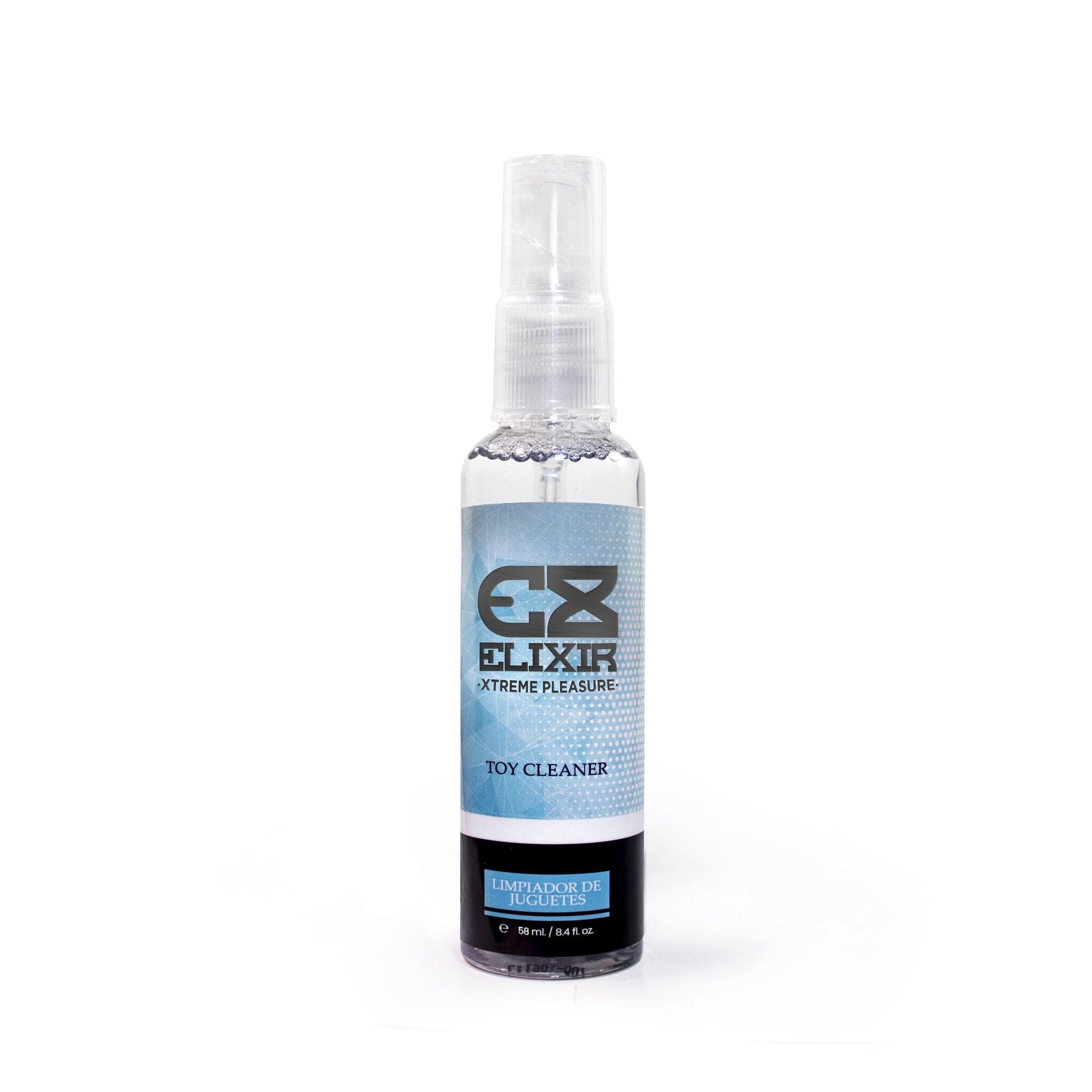  Limpiador de Juguetes Elixir 58 ml, a 58 ml bottle of toy cleaner that effectively removes dirt, germs, and bacteria from toys, ensuring a clean and hygienic play environment for children