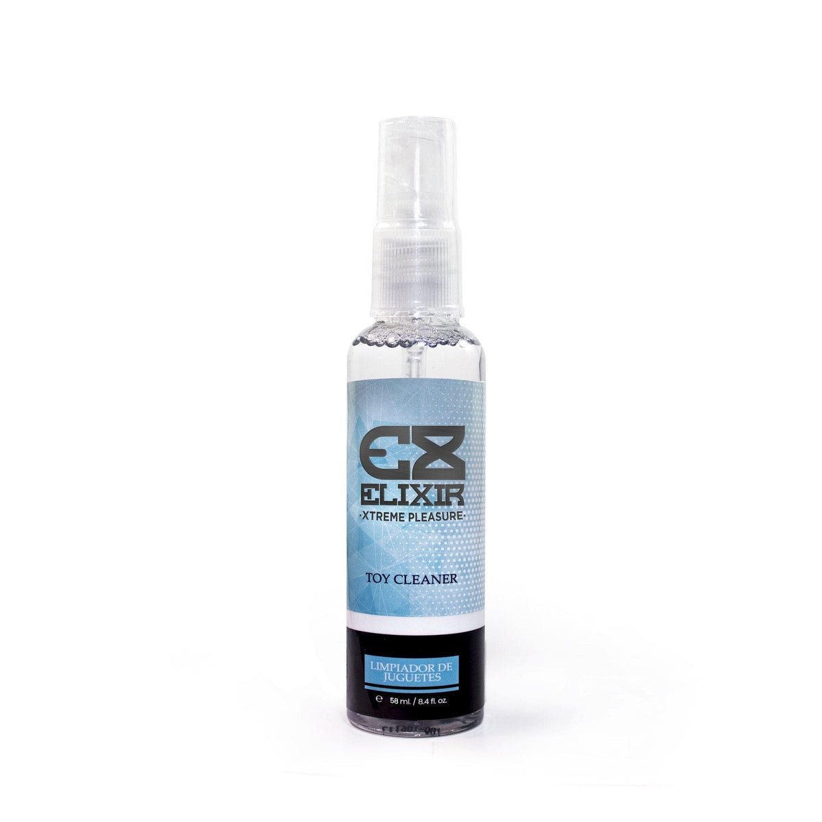 Limpiador de Juguetes Elixir 58 ml, a 58 ml bottle of toy cleaner that effectively removes dirt, germs, and bacteria from toys, ensuring a clean and hygienic play environment for children