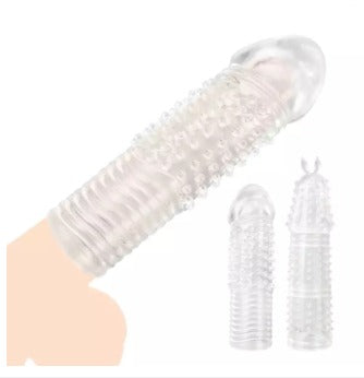 Funda para el Pene Liam: Producto para mejorar la erección masculina y prolongar el acto sexual Hecho de silicona suave y elástica para adaptarse a diferentes tamaños de pene

