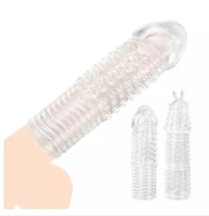 Funda para el Pene Liam: Producto para mejorar la erección masculina y prolongar el acto sexual Hecho de silicona suave y elástica para adaptarse a diferentes tamaños de pene
