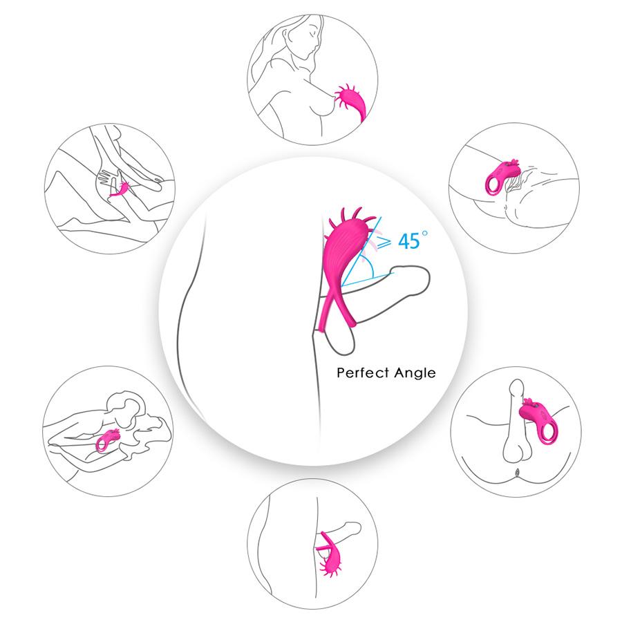 High-quality silicone vibrating ring for increased pleasure and intimacy