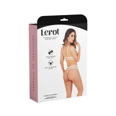 Stunning Conjunto Prisca Blanco - Lerot ensemble in a pristine white color perfect for special occasions
