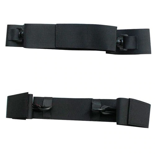 Stylish black collar with attached handcuffs for a bold and daring look
