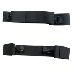 Stylish black collar with attached handcuffs for a bold and daring look