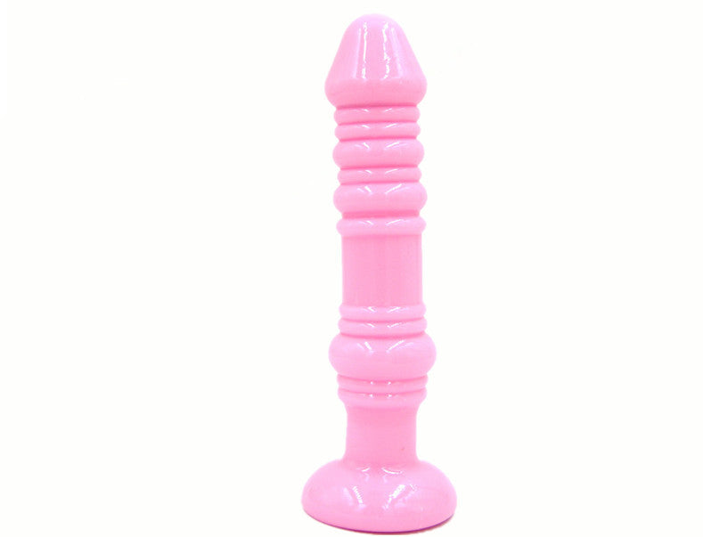 Black silicone plug anal Edward with flared base and curved shape for comfortable and safe use