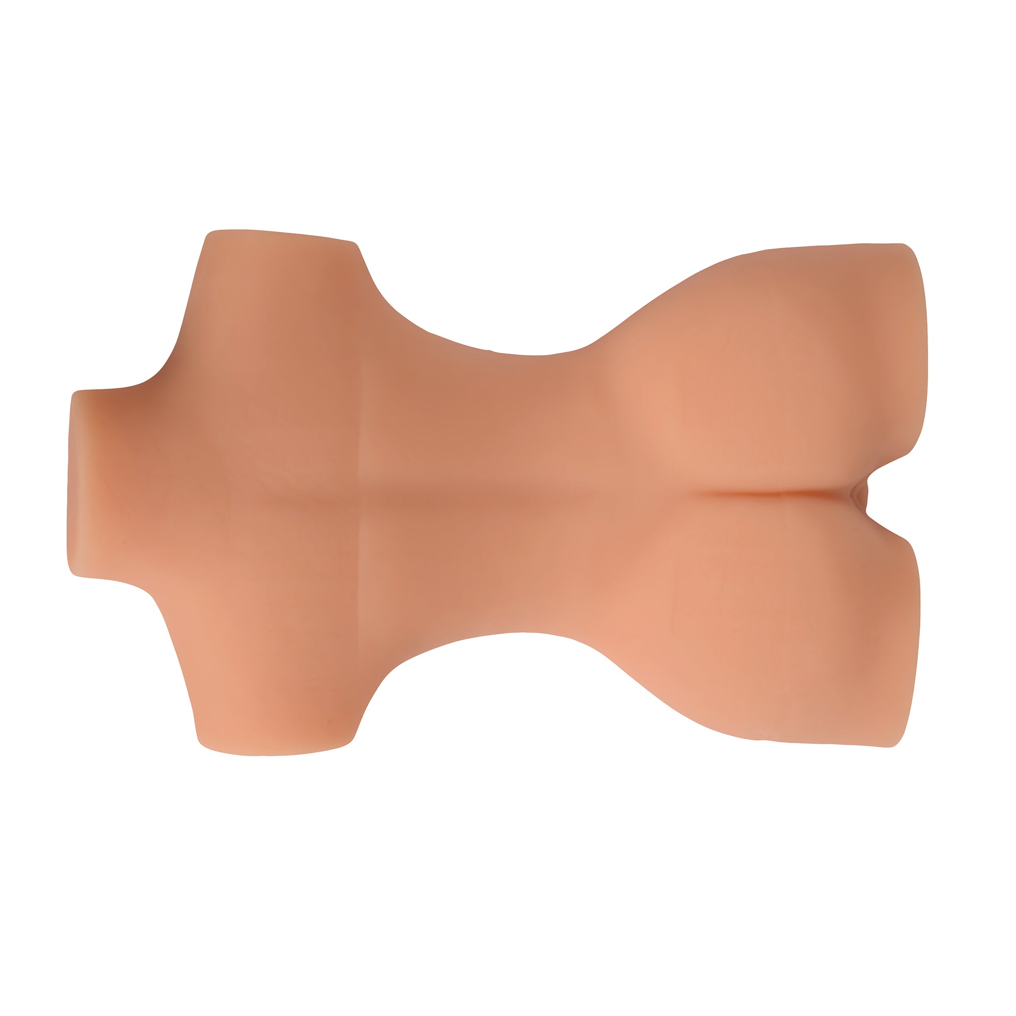  Sculpted female mannequin bust with natural body proportions and feminine features