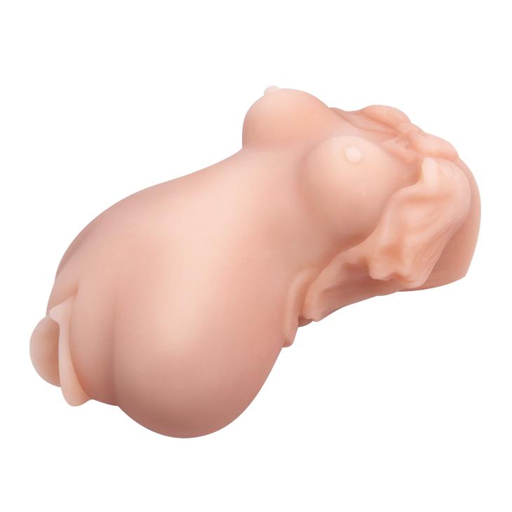  Woman holding VAGINA PASSION LADY GENTILE WOMAN vibrator with elegant packaging 