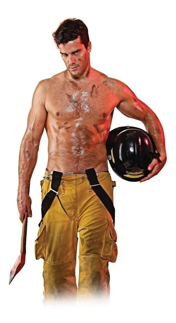 Inflatable Filthy Fireman doll, a fun and cheeky adult novelty product