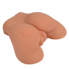 Mini torso red plum, a small decorative sculpture of a human torso in vibrant red color