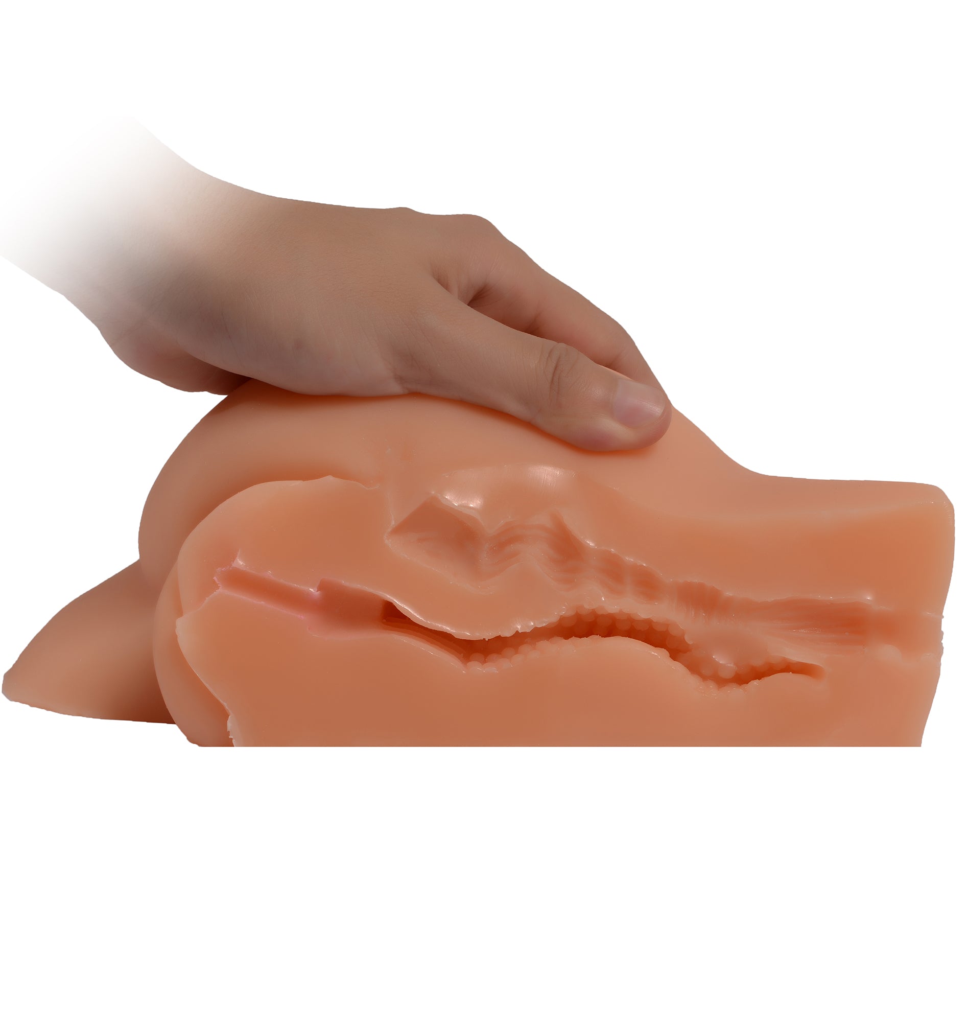 Mini torso red plum product with intricate detailing and lifelike appearance