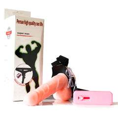  Premium quality vibrating strap-on dildo for ultimate pleasure