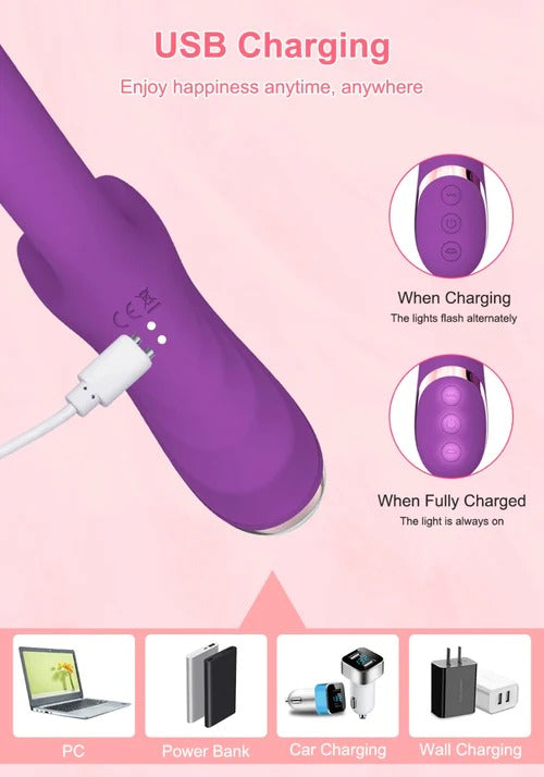 Vibrador Hunter being used by a couple during intimate and passionate moments